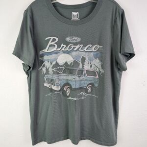 Ford Bronco Graphic T-Shirt - Green Womens Sz XL